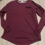 Victoria's Secret  PINK Maroon Sweatshirt Photo 0