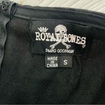 Royal Bones  chain belted pleated gothic school girl shirt skirt size small Photo 5