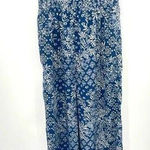 Timing  size Large one piece‎ blue and white wide leg pants Photo 0