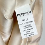 House Of CB  Ariella Satin Crystal Embellished Bow Dress in Ivory Size Large Photo 9