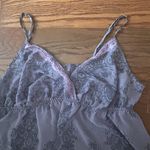 Lace Printed Pajama Set Camisole Sleep Shorts Size 2X Purple and Black Photo 6