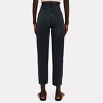 AGOLDE Riley High-Rise Straight Cropped Jeans Charcoal Black Womens Size 23 Photo 3