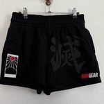 Raw Gear French Terry Workout Shorts in Black Small Photo 0