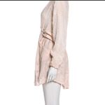 ALC Frank ALC Light Pink Long Sleeve Lace Mini Buckle Dress Photo 2