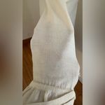 J.Crew Cream Knit V Neck Sheer Light Blouse 100% Wool Tie Bell Sleeves Sz XS Photo 5