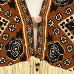 Free People  Sleeveless Collared Boho Flowy Key Hole Tank V-Neck Tunic- Medium Photo 4