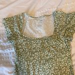 SO  Green and White Floral Mini Dress Photo 2