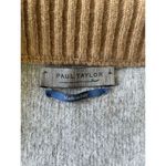 Paul Taylor Men’s Italy Wool Blend Camel Brown Long Cardigan Three Button Size M Photo 1