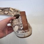 Ralph Lauren Lauren Tan Snake Print Espadrille Sandals Womens 8.5 Beachy Summer Photo 1