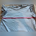 ZARA || Women’s Small Baby Blue Cotton Ruffle Sleeve Blouse Photo 6