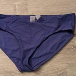 Calia Blueberry Rib Mid Rise Swim Bottom Size XXL Purple Photo 0