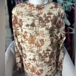 The brave bohemian mesh Longsleeve top Tan Size L Photo 0