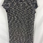 Loft Ann Taylor Marled Black White Sweater Dress Size Large Photo 0