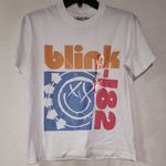Nirvana Blink 182 smiley face women's XS shirt-faded Photo 1