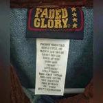 Faded Glory Vintage  Corduroy Collared Denim Vest Photo 2