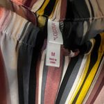 Xhilaration Medium Striped Off Shoulder Tie Sleeve Boho Jumpsuit Photo 2