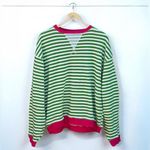 We The Free Free People  Classic Striped Oversized Sweater Photo 2