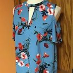 Japna Bright floral cold shoulder top Photo 0