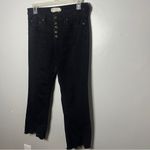 Free People Women's Black High-Waisted Jeans Photo 1