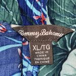 Tommy Bahama Women XL Blue Floral Pull On Cropped Wide Leg Pants Drawstring Photo 9