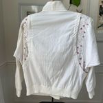 Vintage 80s Inner View Vneck Cardigan Geometric Dolman Cut M White Size M Photo 4