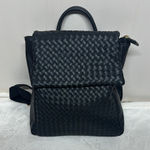 Moda Luxe  Black Weaved  Backpack Photo 0