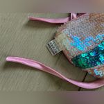 Womens Sparkly Sequin Butterfly Crop Top Sparkly Glitter Bandage Rave Costume S Pink Photo 5