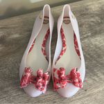 Melissa Mel Dreamed by  Pop VII Bow Flats Shoes Women’s Size 8 PVC Flexible Scent Photo 2