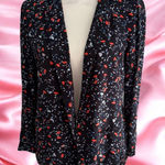 Ella Moss  Floral Multicolor Jacket Blazer Size Medium Photo 0