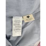 Madewell  Plaid Blazer Jacket Light Blue Linen Blend Women's Size Large Photo 3