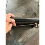 Madison West - Black Faux Leather Wristlet Wallet Organizer with Gold EUC Photo 6