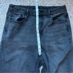 American Eagle  Jeans Women 8 Short Black Denim Stretch Crop High Rise 25” Inseam Photo 1