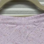 J.Crew NWT Lavender Pastel Speckled Open V-neck Donegal Flannel Shirt Size XS Photo 5