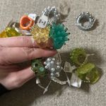 Urban Outfitters  Size 7 Lot of 11 rings Various Colors Styles Photo 3