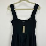 J.Crew Sweetheart Tank Maxi Dress Poplin A Line Skirt Black Classic CA647 XS NWT Photo 5