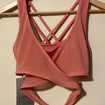 Lorna Jane  Wrap Yoga Bra in Quartz Pink Photo 0