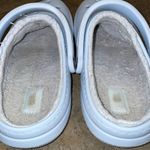 Crocs Pale Blue Classic Lined Clog Shoes Unisex M7 W9 203591 Comfort Faux Fur Size 9 Photo 5
