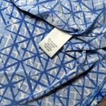 Dana Buchman  Women's Blue White Casual Short‎ Sleeve Dress Size Large Photo 5