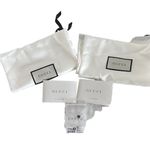 Gucci  NEW‎ Women's Sylvie Web Slingback Black Leather 524645 Heel Stretchy Strap Photo 8