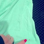 Nordstrom Echopark Green V-neck T-shirt Photo 2