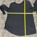 Enza Costa Women’s Size 0 XS Black Pleated Back Pullover Long Sleeve Top Shirt Photo 7
