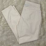 Eileen Fisher Petite Textured Cream Skinny Ankle Jeans Size 4 $179 Photo 8