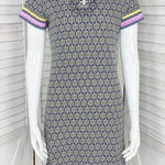 Rafaella Geometric Print T-shirt Dress Black Pink Multi Small Athleisure Resort Photo 0