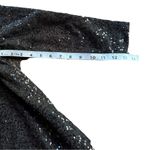 Tahari Womens Size Small Black Sequin Shift Dress Evening Wear Party Photo 7