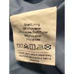 Jasambac Women's Blue Maxi Dress V Neck Short Sleeve Twist Front Formal Size L Photo 3