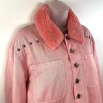 Cinq à Sept Cinq a Sept Studded Julia Jacket Shacket Pink Denim Western Photo 1