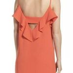 Felicity & Coco Isabella Ruffle Trim Dress XL Slipdress Fire Coral New Orange Photo 10
