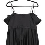 BIANCO Formal Maxi Dress Sparkle Straps Detail in Black Size 16 Photo 6