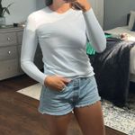 Ann Taylor Blue Vneck Sweater  Photo 4