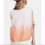 Free People  Womens Little Bit of Something Ombre Blouse Pink Combo New Small Photo 1